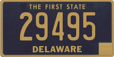 DE license plate 29495