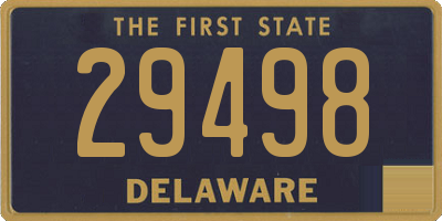 DE license plate 29498