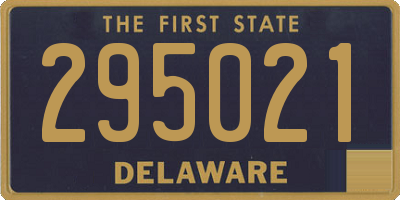 DE license plate 295021