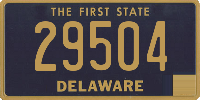 DE license plate 29504