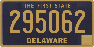 DE license plate 295062