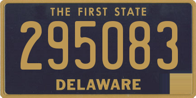 DE license plate 295083