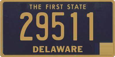 DE license plate 29511