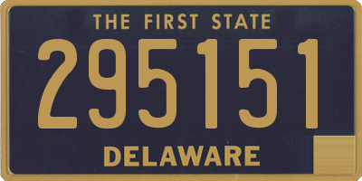 DE license plate 295151