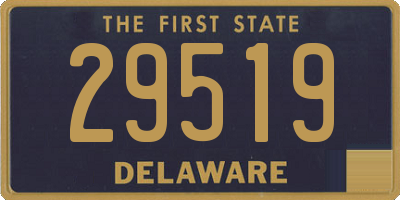 DE license plate 29519