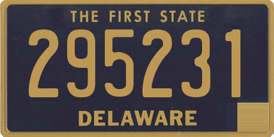 DE license plate 295231