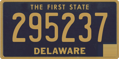 DE license plate 295237