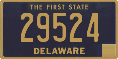DE license plate 29524