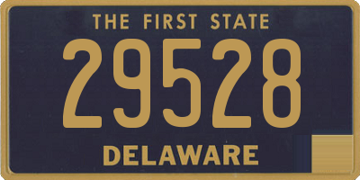 DE license plate 29528