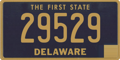 DE license plate 29529
