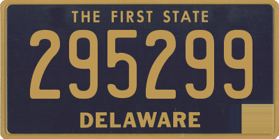 DE license plate 295299