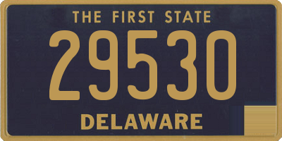 DE license plate 29530