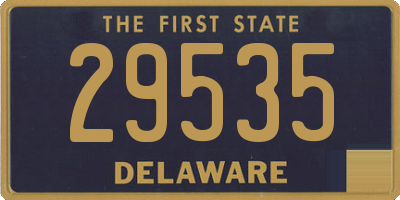 DE license plate 29535