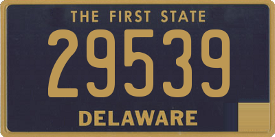 DE license plate 29539