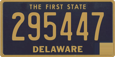 DE license plate 295447