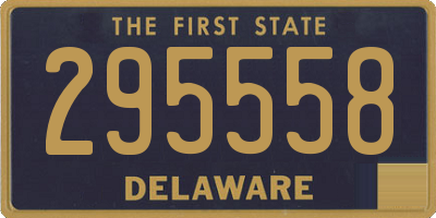 DE license plate 295558