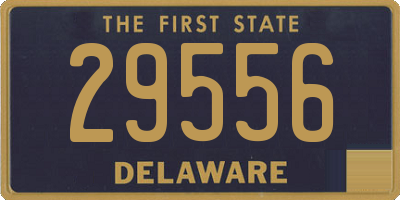 DE license plate 29556