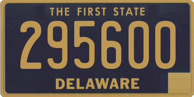 DE license plate 295600