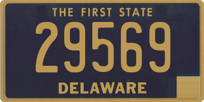 DE license plate 29569