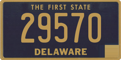 DE license plate 29570