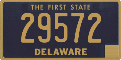 DE license plate 29572