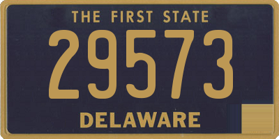 DE license plate 29573