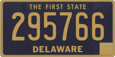 DE license plate 295766
