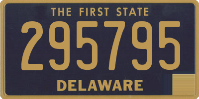 DE license plate 295795