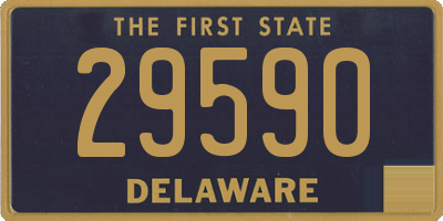 DE license plate 29590
