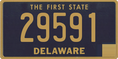 DE license plate 29591