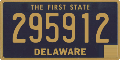 DE license plate 295912
