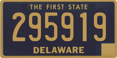 DE license plate 295919