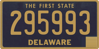 DE license plate 295993