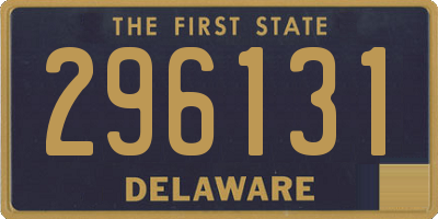 DE license plate 296131