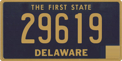 DE license plate 29619