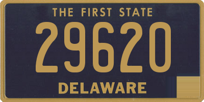 DE license plate 29620