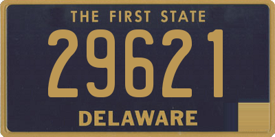 DE license plate 29621