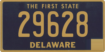 DE license plate 29628