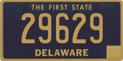 DE license plate 29629