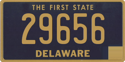 DE license plate 29656