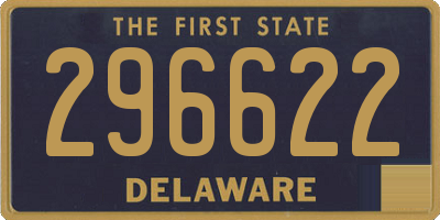 DE license plate 296622