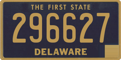 DE license plate 296627