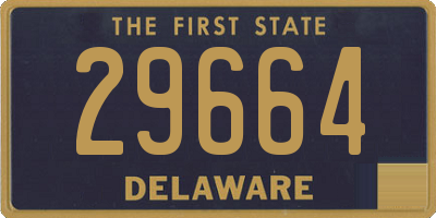 DE license plate 29664