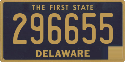 DE license plate 296655