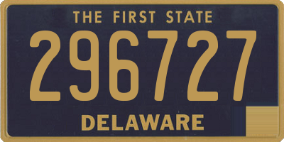 DE license plate 296727