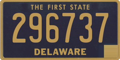 DE license plate 296737