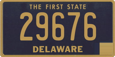 DE license plate 29676