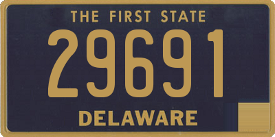 DE license plate 29691