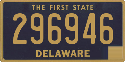 DE license plate 296946