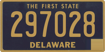DE license plate 297028